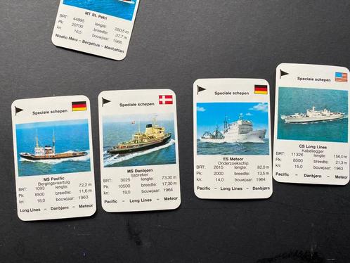 Schepen kwartet   1970, Verzamelen, Speelkaarten, Jokers en Kwartetten, Zo goed als nieuw, Kwartet(ten), Ophalen of Verzenden