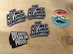 Oatly patch strijkpatch Vegan Climate Warrior kleding No Mil, Verzenden, Nieuw, Applicatie
