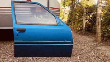 Drie deuren portieren voor Peugeot 205 5 deurs Miami Blue beschikbaar voor biedingen