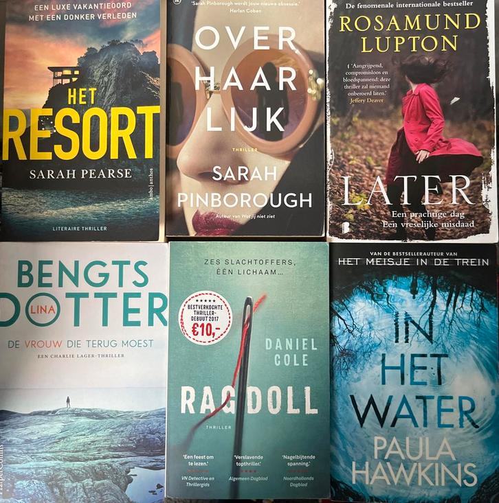 Thrillers, Joy Fielding, Lina Bengtdotter, Marion Pauw etc, Boeken, Thrillers, Zo goed als nieuw, Nederland, Ophalen of Verzenden