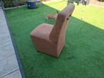 4 eettafel stoelen, Huis en Inrichting, Ophalen, Overige materialen, Gebruikt, Bruin