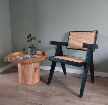 Fauteuil Scandinavisch zwart creme Stoel Eetkamerstoel Nieuw beschikbaar voor biedingen