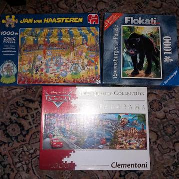 3 puzzels waarvan 1 nieuw beschikbaar voor biedingen