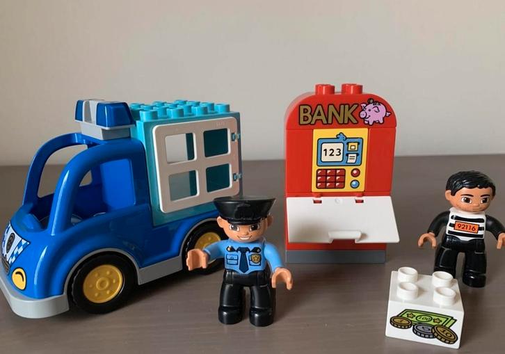 Duplo 10809 - Politie Transport Set, Kinderen en Baby's, Speelgoed | Duplo en Lego, Gebruikt, Duplo, Complete set, Ophalen of Verzenden