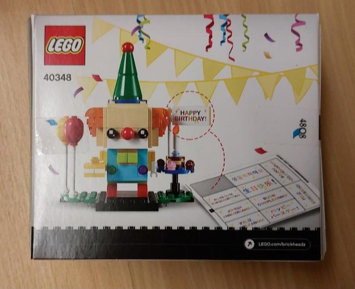 LEGO BrickHeadz Verjaardagsclown - 40348 - NIEUW, Kinderen en Baby's, Speelgoed | Duplo en Lego, Nieuw, Lego, Complete set, Ophalen of Verzenden