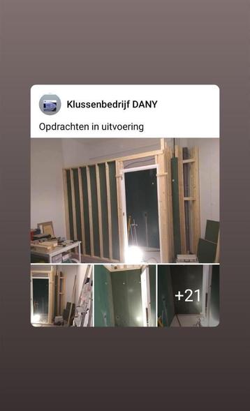   Klussenbedrijf Dany renovaties en verbouw beschikbaar voor biedingen