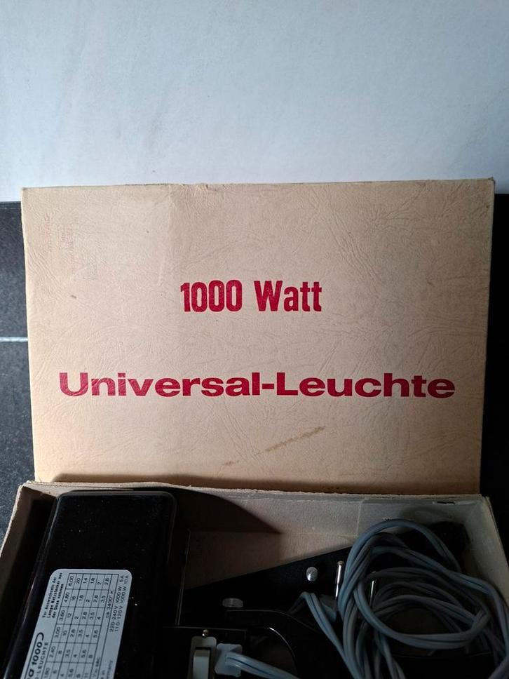 Vintage CIMA 1000 Watt Universal-Leuchte, Audio, Tv en Foto, Overige Audio, Tv en Foto, Gebruikt, Ophalen of Verzenden