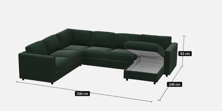 IKEA-Vimle bank, Computers en Software, Overige Computers en Software, Zo goed als nieuw, Ophalen