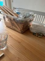 Houten knikkerbaan met knikkers, Ophalen of Verzenden