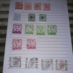 Diverse postzegels België Koning Boudewijn, Postzegels en Munten, Postzegels | Europa | België, Gestempeld, Koninklijk huis, Ophalen of Verzenden