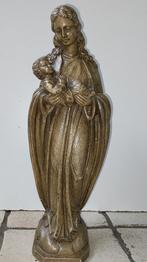 Heiligenbeeld Maria met Jezus Guelfi Maucci Deposé 92, Antiek en Kunst, Antiek | Religie, Ophalen of Verzenden
