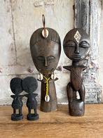 Akuaba Ashanti vruchtbaarheid poppetjes - houtsnijwerk beeld, Ophalen of Verzenden