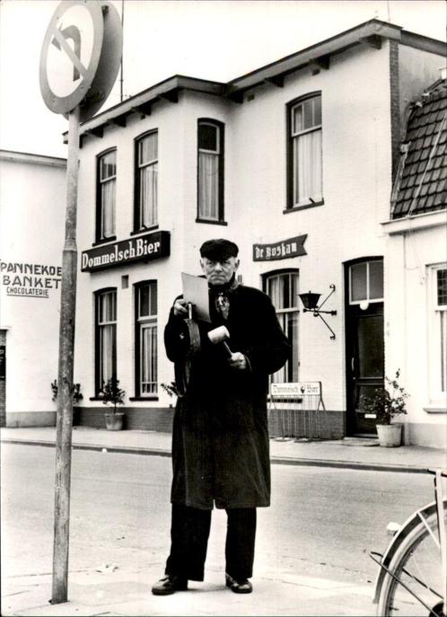 Ede Dorpsomroeper 2x soort Reclamekaart voor inhuur, Verzamelen, Ansichtkaarten | Nederland, Ongelopen, Gelderland, Voor 1920