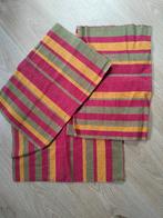 tafelloper en placemats rood, Ophalen of Verzenden, Gebruikt, Rechthoek, Binnen