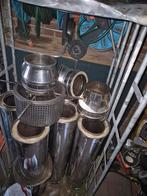 7.m Rvs dubbel wandige schoorsteen pijp 150 mm binnenwerks, Huis en Inrichting, Kachels, Ophalen of Verzenden, Hout, Houtkachel