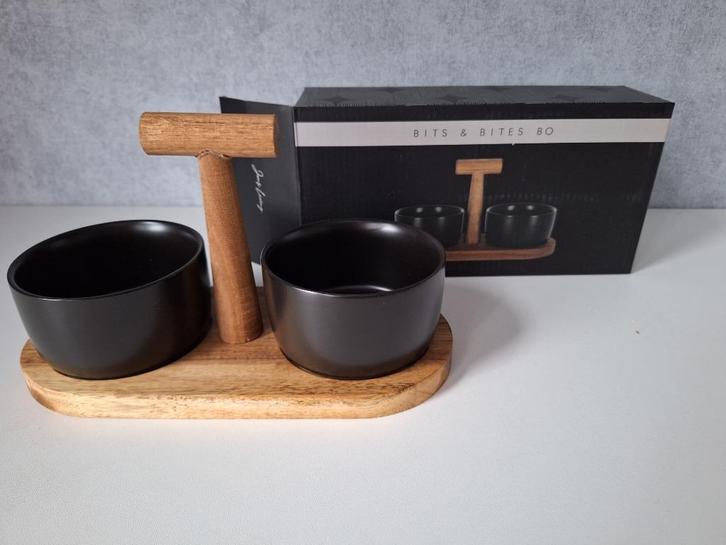 Tapasset Bits & Bites Bo, van Jens Living. Nieuw!, Huis en Inrichting, Keuken | Servies, Nieuw, Schaal of Schalen, Effen, Keramiek