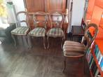 Biedermeier stoelen 4 stuks, Antiek en Kunst, Ophalen