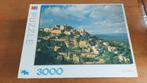 Puzzel met 3000 stukjes van het dorpje Gordes, Frankrijk, Ophalen of Verzenden, Meer dan 1500 stukjes, Zo goed als nieuw, Legpuzzel