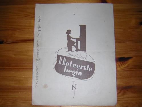 Jan nieland, Muziek en Instrumenten, Bladmuziek, Gebruikt, Artiest of Componist, Populair, Piano, Ophalen of Verzenden