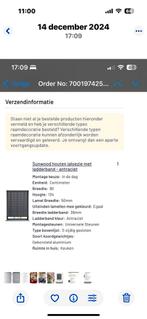 Houten jalozie nieuw, Huis en Inrichting, Ophalen of Verzenden, Nieuw, Zwart, Minder dan 100 cm
