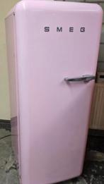 Roze Smeg koelkast fab28, Witgoed en Apparatuur, Koelkasten en IJskasten, Met vriesvak, 200 liter of meer, Ophalen of Verzenden