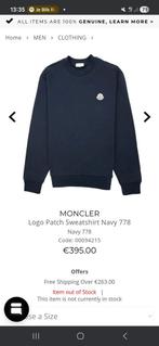 Limited edition Moncler trui XXL (nooit gedragen), Kleding | Heren, Ophalen of Verzenden, Nieuw, Overige maten, Zwart