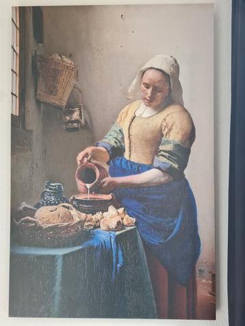 Melkmeisje op canvas 75 bij 115 beschikbaar voor biedingen
