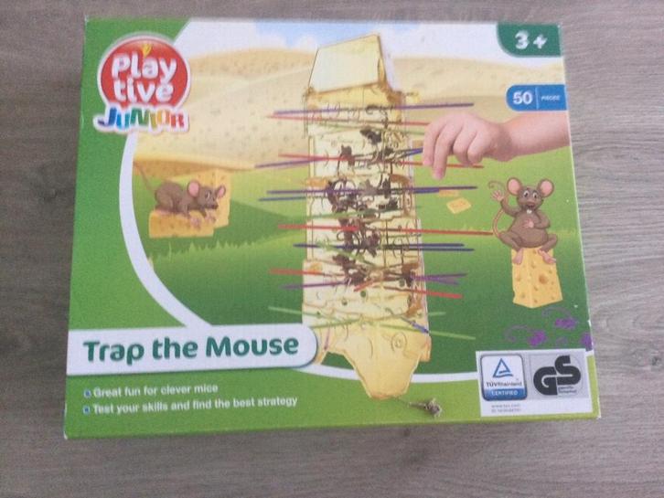 Trap the Mouse-Muizenval, Hobby en Vrije tijd, Gezelschapsspellen | Overige, Gebruikt, Een of twee spelers, Drie of vier spelers