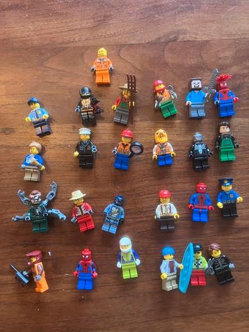 Lego poppetjes 25 stuks minifiguren beschikbaar voor biedingen