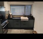 keuken, Gebruikt, Wit, Hoekkeuken, Graniet of Steen