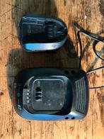 Bosch Acculader en Accu, Ophalen of Verzenden, Gebruikt