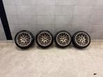 BBS 4x100 kleur porsche brons, Ophalen, Zomerbanden