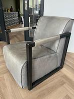 Fauteuil | Stoel | Design | Grijs | Metaal, Huis en Inrichting, Fauteuils, Ophalen, Zo goed als nieuw, Metaal, 75 tot 100 cm
