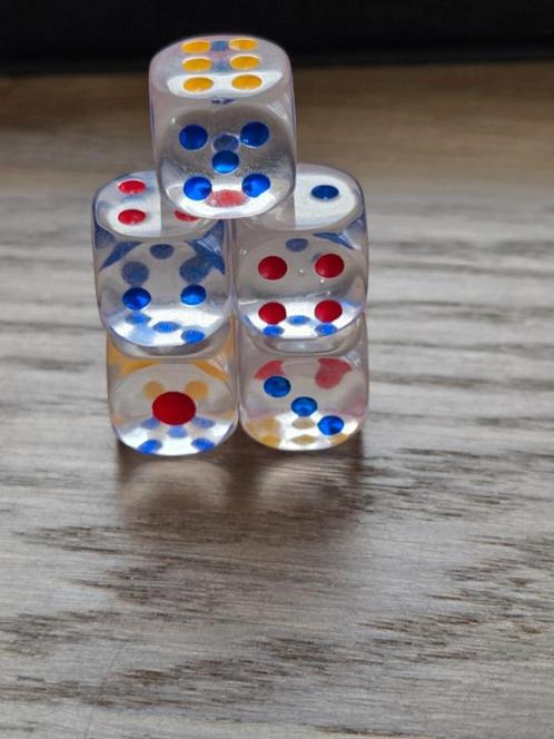 Dobbelstenen, Hobby en Vrije tijd, Gezelschapsspellen | Bordspellen, Nieuw, Ophalen of Verzenden