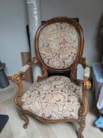 barok fauteuil, vintage medaillon fauteuil, queen anne, Antiek en Kunst, Ophalen