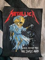 Vintage 1986 Metallica Back Patch/Rug Patch 'Scales' Pushead, Ophalen of Verzenden, Zo goed als nieuw, Kleding