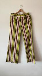 Blumarine Italy broek streep 36/38, Kleding | Dames, Broeken en Pantalons, Lang, Ophalen of Verzenden, Zo goed als nieuw, Maat 36 (S)