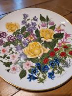 Vintage Franklin Porselein 'Flowers of June' Bord, Antiek en Kunst, Ophalen of Verzenden