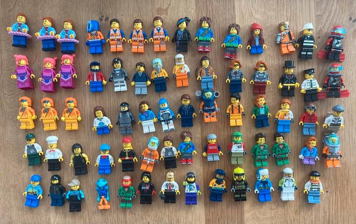 Lego poppetjes 1,50 p/s minifigure minifig figuren minifigs, Kinderen en Baby's, Speelgoed | Duplo en Lego, Zo goed als nieuw