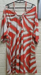 Trois ka wit,bruine oranje tuniek maat xl XL / 42 / 14, Ophalen of Verzenden, Maat 42/44 (L), Oranje