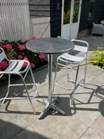 Aluminium statafel, Huis en Inrichting, Tafels | Statafels, Ophalen, Zo goed als nieuw