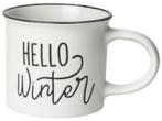 Mok Gusta Hello Winter, Ophalen of Verzenden, Zo goed als nieuw, Overige stijlen, Kop(pen) en/of Schotel(s)