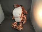 safari knuffels olifant grijs/wit roze oren velours 42 cm of, Ophalen of Verzenden, Zo goed als nieuw, Olifant