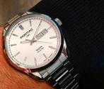 Nieuw Pontiac Day Date horloge Victor, Overige merken, Leer, Staal, Nieuw