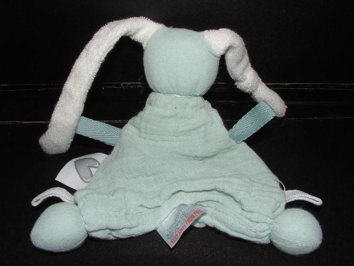 MOOI POPJE KONIJN KNUFFELDDOEKJE TETRAKATOEN GROEN MET, Kinderen en Baby's, Speelgoed | Knuffels en Pluche, Nieuw, Overige typen