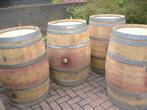 regentonnen van wijnvaten eiken 225 liter € 150,00 zie omsch, Tuin en Terras, Regentonnen, Met pomp, 150 liter of meer, Zo goed als nieuw