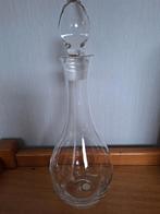 Elegante glazen karaf Florence, Antiek en Kunst, Antiek | Glas en Kristal, Ophalen of Verzenden