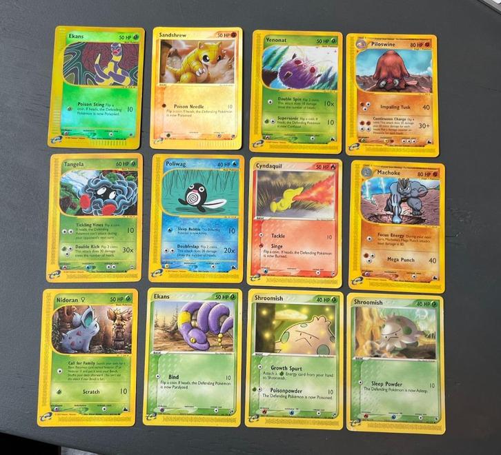 Pokemon Skyridge en Aquapolis Kaarten, Hobby en Vrije tijd, Verzamelkaartspellen | Pokémon, Zo goed als nieuw, Meerdere kaarten