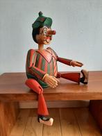Zeldzame vintage Pinokkio houten pop Italy, Antiek en Kunst, Ophalen of Verzenden