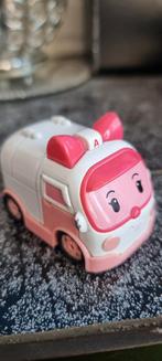 Amber transformer auto. Roze schattige auto meisjes gebruikt, Ophalen of Verzenden